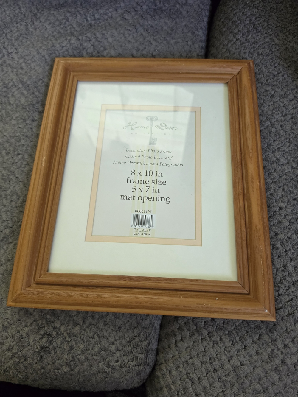 Wood-Tone Decorative Photo Frame with White Mat - 8x10